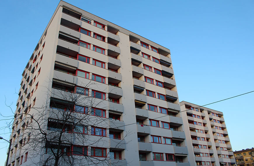 Fassadensanierung Wohnanlage Salzburg-Lehen Durchner